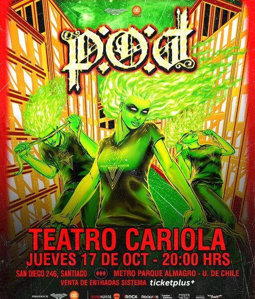 P.O.D. en Chile 2024 Tour